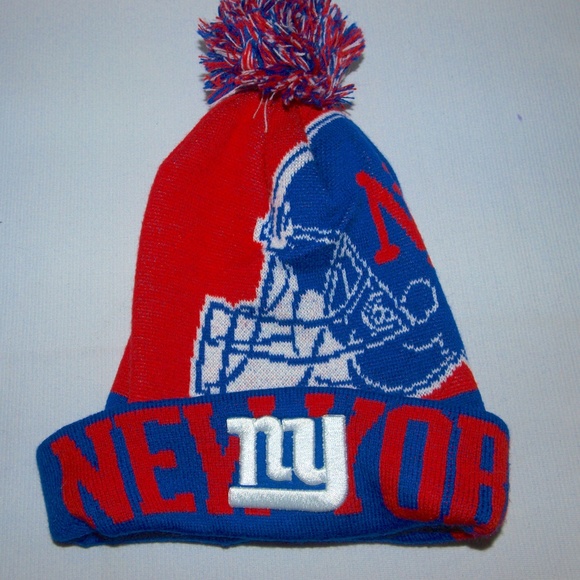 New York Giants NFL Knit Hat Double Walled Warm Winter Hat G MEN! - Picture 3 of 5